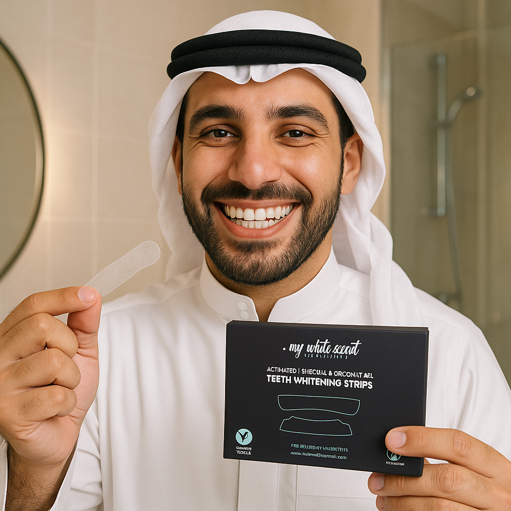 شرائح تبييض الأسنان