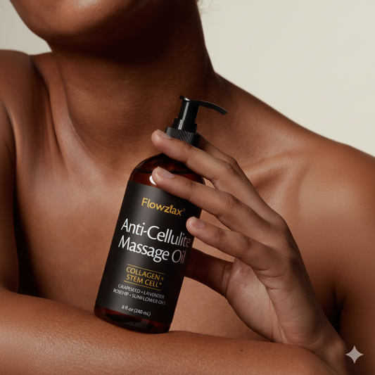 زيت تشكيل الجسم FlowZlax® بالكولاجين والخلايا الجذعية